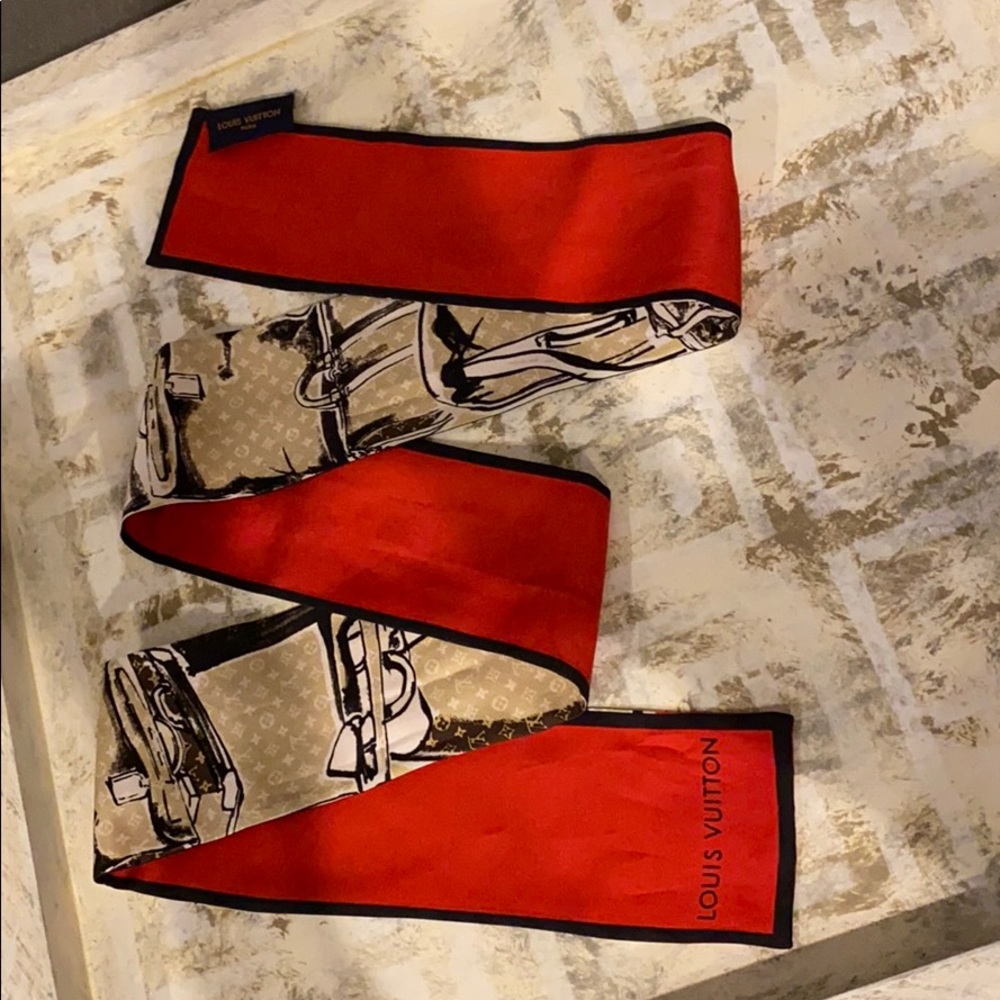 Louis Vuitton silk scarf